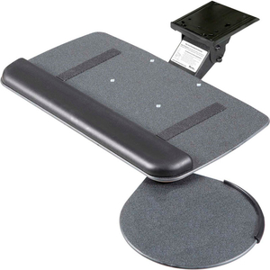 RIGHTANGLE MYRIAD JR. KEYBOARD & MOUSE TRAY WITH VALUE SWIVEL ARM, BLACK by KA Manufacturing Inc.