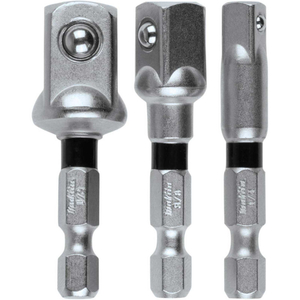 IMPACT XPS SQUARE 2" SOCKET ADAPTER SET, 1/4", 3/8" AND 1/2", RETENTION BALL-3/PK by Makita IMPACT XPS SQUARE 2" SOCKET ADAPTER SET, 1/4", 3/8" AND 1/2", RETENTION BALL-3/PK by Makita