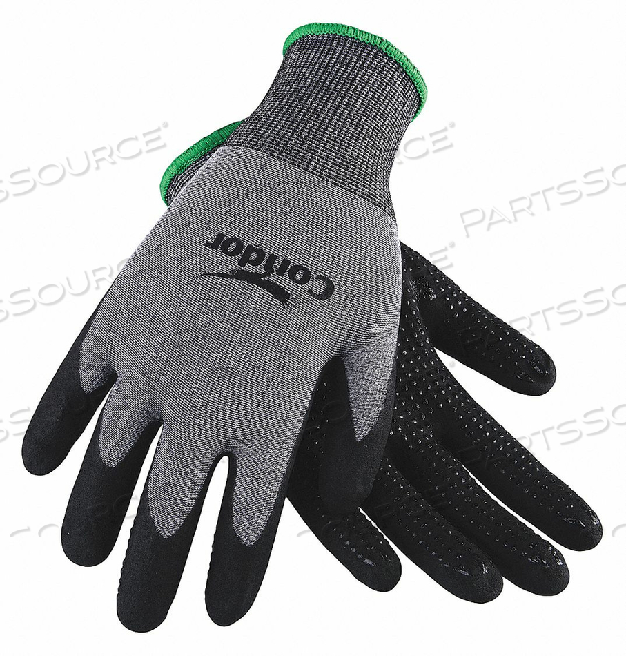 COATED GLOVES, HEM STYLE FINISHED, GLOVE STYLE KNIT, KNIT MATERIAL NYLON, ANSI/ISEA ABRASION LEVEL 4, HAND PROTECTION STYLE GLOVE, HEAT-RESI by Condor