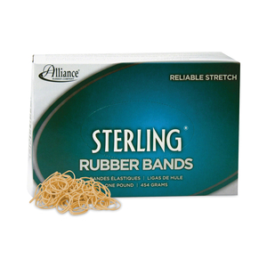 STERLING RUBBER BANDS, SIZE 10, 0.03" GAUGE, CREPE, 1 LB BOX, 5,000/BOX by Alliance Rubber Company