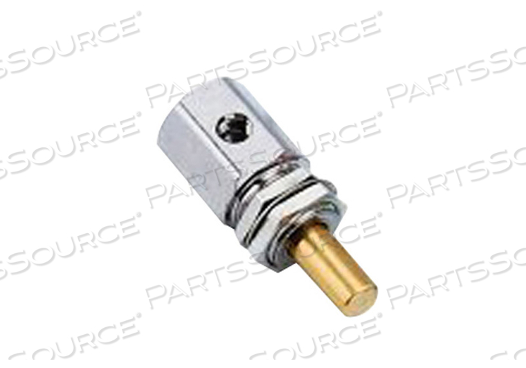 0.13IN THREADED INLET/OUTLET GRAY METAL 2-PORT NEEDLE VALVE WITH KNOB by DCI International