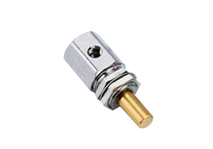 0.13IN THREADED INLET/OUTLET GRAY METAL 2-PORT NEEDLE VALVE WITH KNOB by DCI International