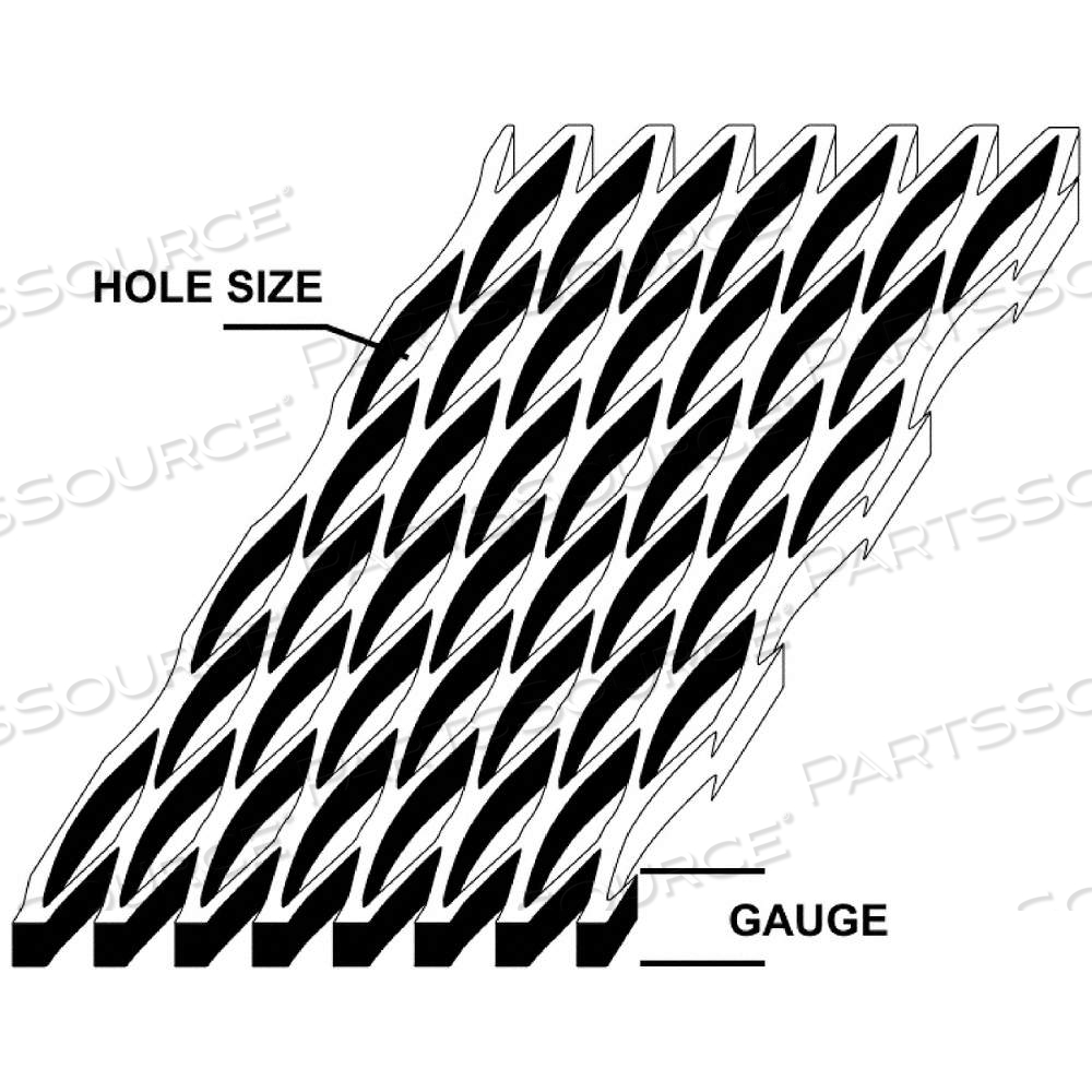 A36 CARBON STEEL RECTANGULAR EXPANDED SHEET, 0.23 IN OVERALL THICK, 12 IN X 36 IN NOMINAL SIZE (WXL) by Approved Vendor A36 CARBON STEEL RECTANGULAR EXPANDED SHEET, 0.23 IN OVERALL THICK, 12 IN X 36 IN NOMINAL SIZE (WXL) by Approved Vendor