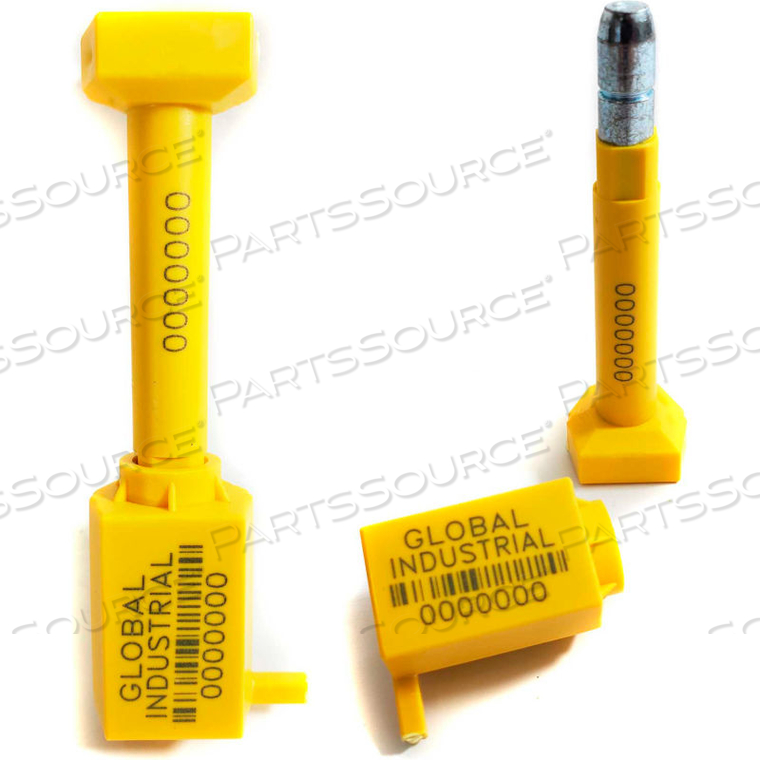 HIGH SECURITY BOLT SEAL, YELLOW, 50/PACK by Cambridge Security Seals LLC HIGH SECURITY BOLT SEAL, YELLOW, 50/PACK by Cambridge Security Seals LLC