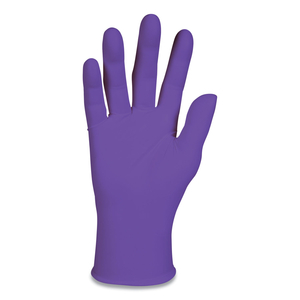 PURPLE NITRILE EXAM GLOVES, 242 MM LENGTH, LARGE, PURPLE by Kimtech