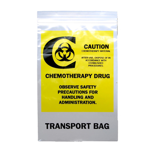 9" X 12" 4 MIL CHEMO TRANSFER BAG - ZIPPER RECLOSABLE, 1000/CS by LK Packaging