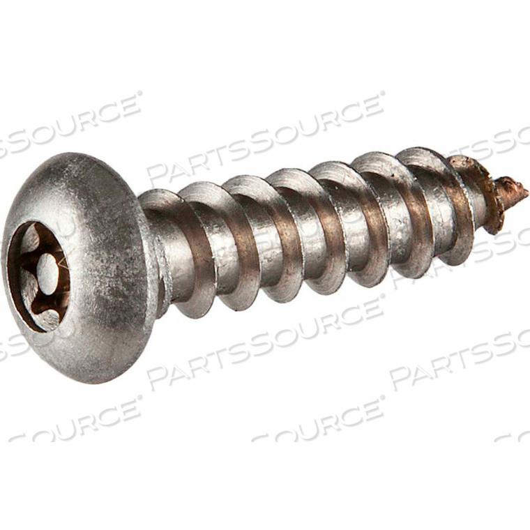 STAINLESS STEEL SECURITY SHEET SCREW WITH BUTTON TORX HEAD, 50 PER PACK by Tamperproof Screw Company, Inc.