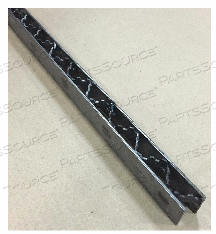 LADDER TREAD BAR, BAR, SERRATED, STEEL by Direct Metals