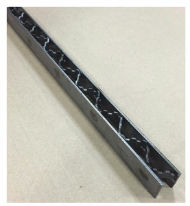 ANTI-SLIP BAR STEEL 1-1/16 IN.W X 17 INL by Direct Metals ANTI-SLIP BAR STEEL 1-1/16 IN.W X 17 INL by Direct Metals