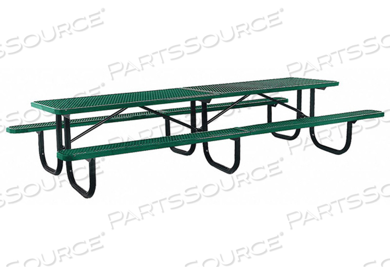 SHELTER TABLE 144 W X70 D GREEN by UltraSite