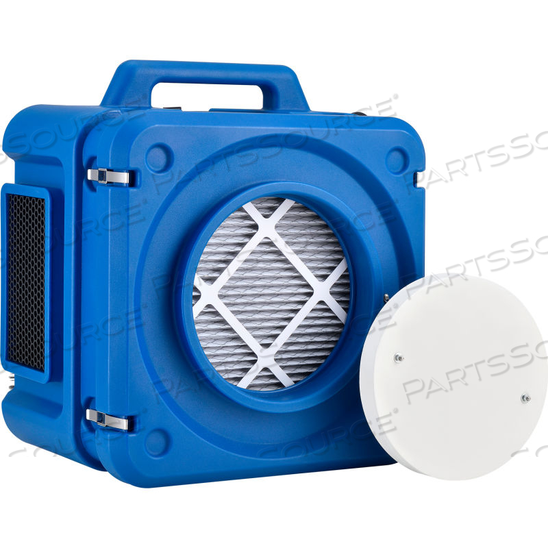 COMMERCIAL AIR SCRUBBER/NEGATIVE AIR MACHINE, 3 STAGE W/HEPA FILTER, 500 CFM by Approved Vendor