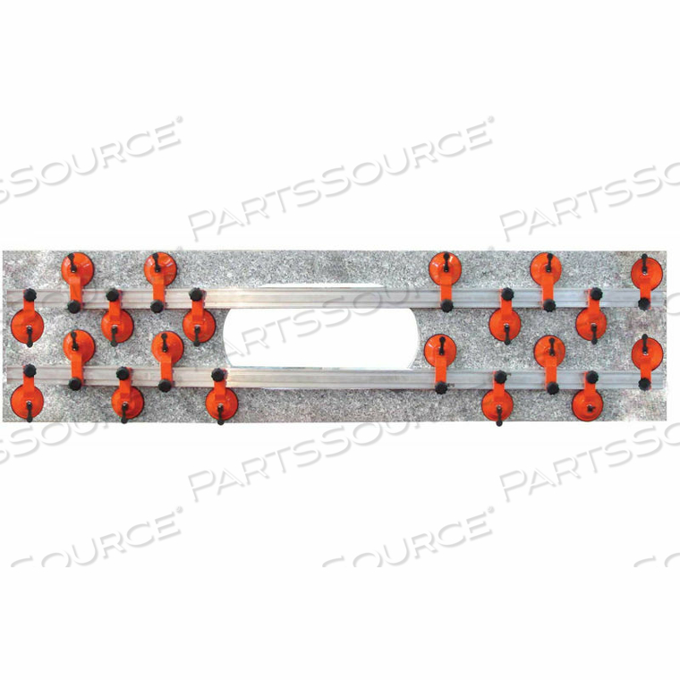 SINK HOLE SUPPORT SYSTEM - (2) 82" BARS & 20 SUCTION CUPS 