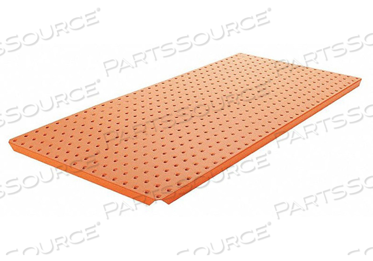 PEGBRD STRIP 3 RND HOLE ORANGE PK2 by Syr-Tech