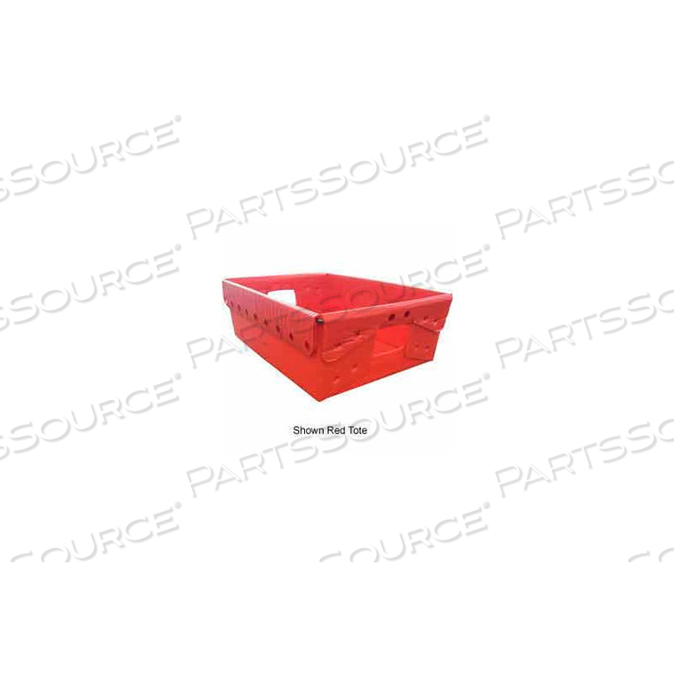 CORRUGATED PLASTIC NESTABLE TOTE, 18-1/4X13-1/4X6, BLUE by Minnesota Diversified Industries