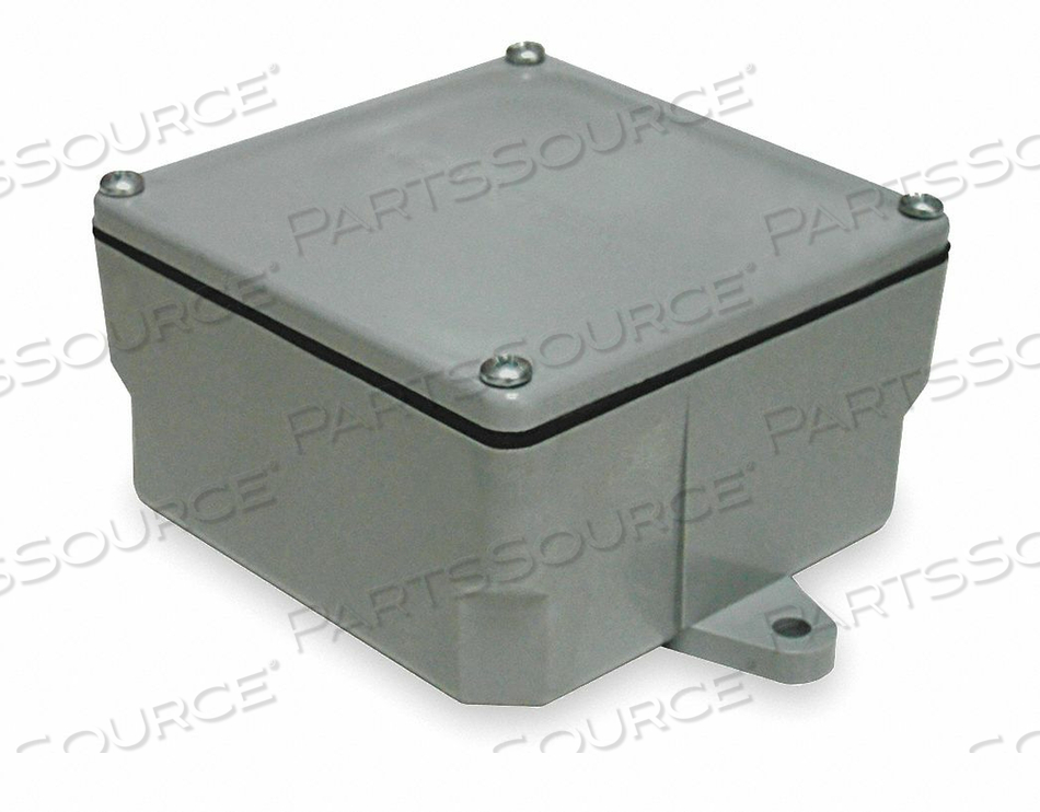 SQUARE PVC JUNCTION BOX, 6.00 IN. L X 6.00 IN. W X 4.00 IN. D by Cantex SQUARE PVC JUNCTION BOX, 6.00 IN. L X 6.00 IN. W X 4.00 IN. D by Cantex