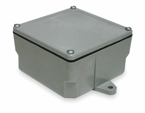 ELECTRICAL BOX PVC 6-3/4X6-3/4X4-1/8 IN. by Cantex