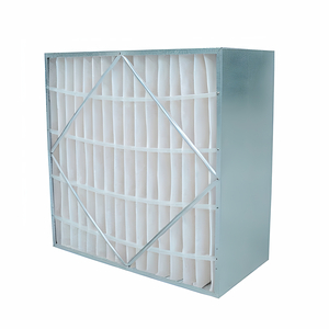 RIGID BOX FILTER, GALVANIZED - NO HEADER FRAME, MERV 14, 95% EFFICIENCY, 24X24X12 by Brookaire Company, LLC RIGID BOX FILTER, GALVANIZED - NO HEADER FRAME, MERV 14, 95% EFFICIENCY, 24X24X12 by Brookaire Company, LLC