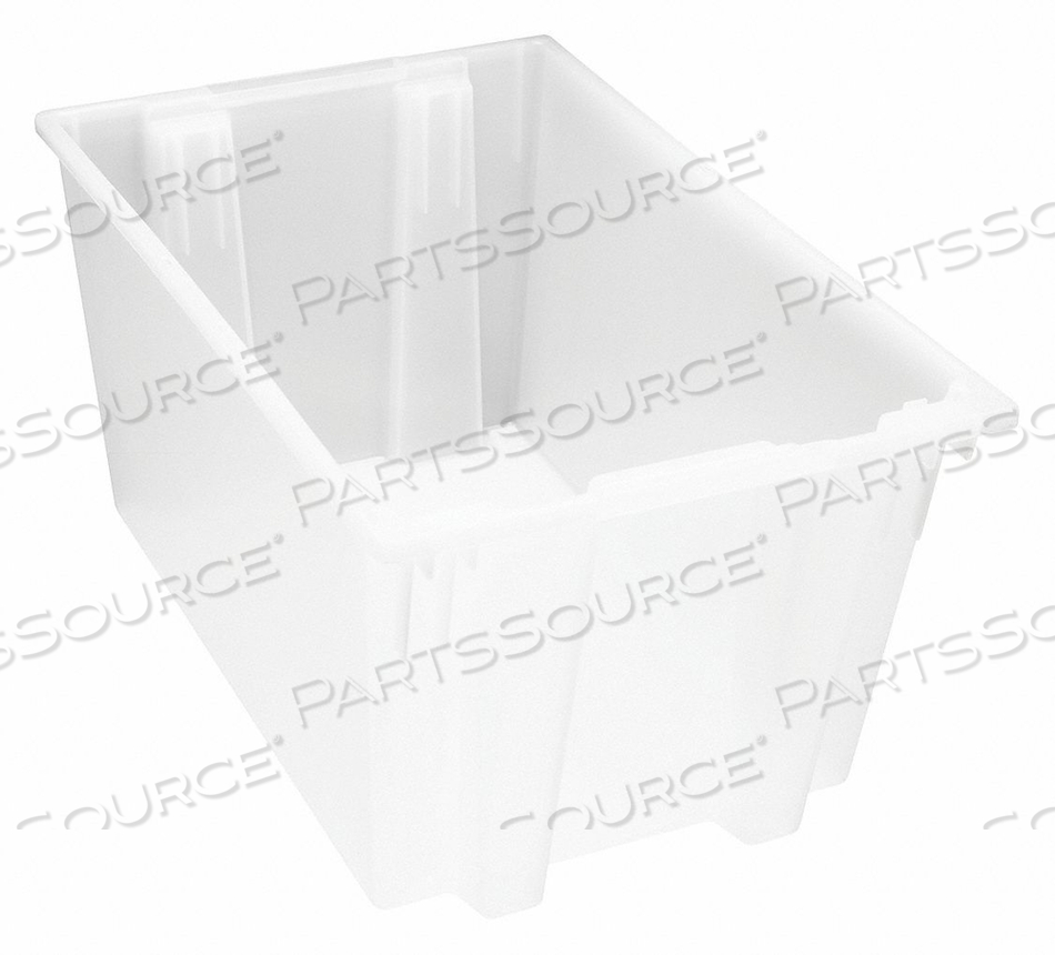 STACK AND NEST CONTAINER CLEAR by Quantum Storage Systems STACK AND NEST CONTAINER CLEAR by Quantum Storage Systems