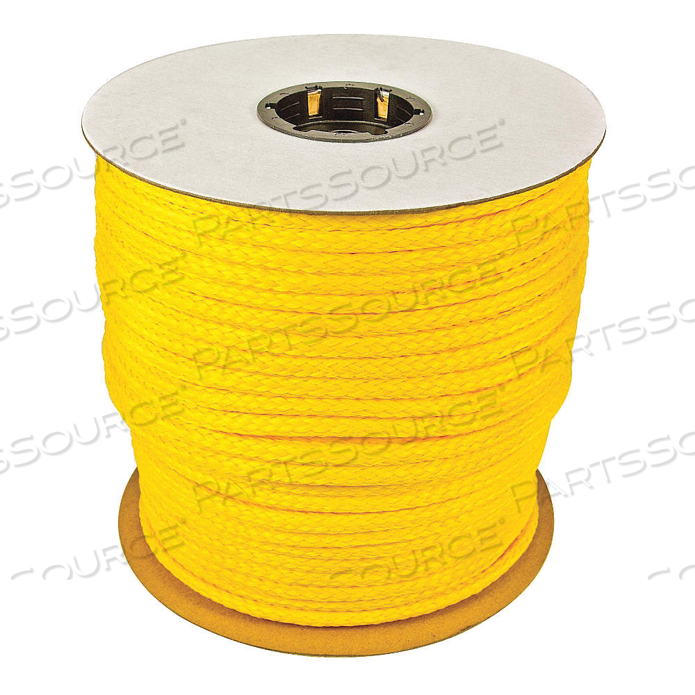 GENERAL PURPOSE UTILITY ROPE, HOLLOW BRAID, 3/8 IN DIA, 515 LB WORKING LOAD LIMIT by Approved Vendor