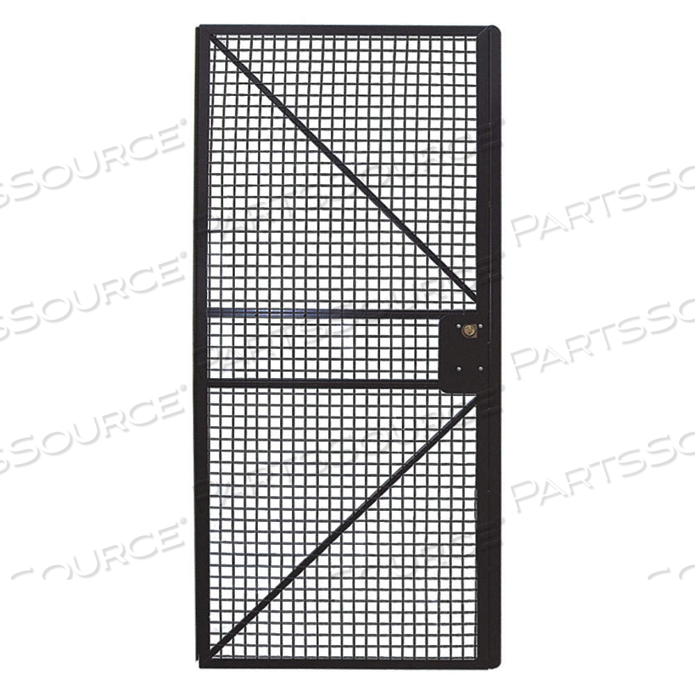 WELDED-WIRE MACHINE GUARD DOOR, 60 IN X 48 IN, (2) SAFETY NUTS, HINGED DOOR by Approved Vendor