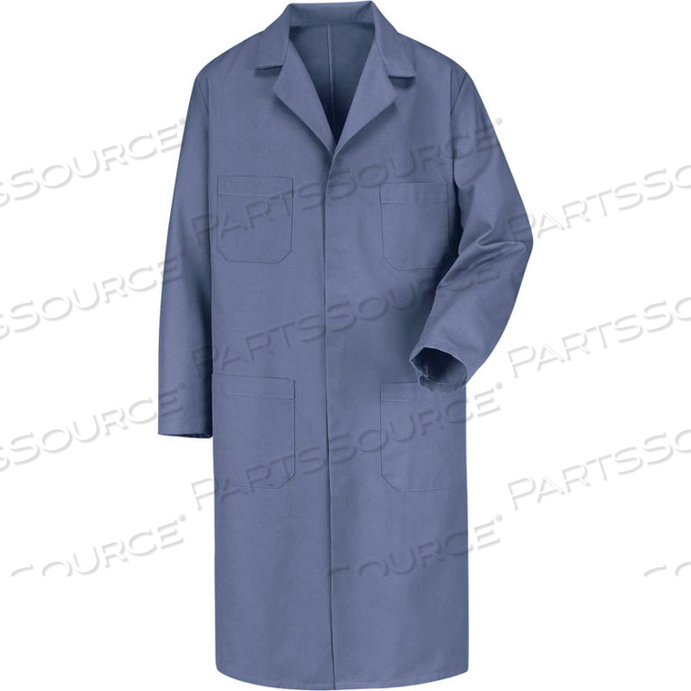 RED KAP MEN'S SHOP COAT LONG SLEEVE REGULAR-44 POSTMAN BLUE KT30 by VF Imagewear, Inc.