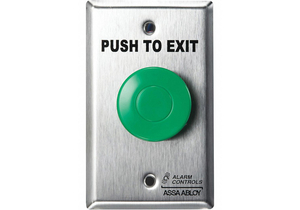 PUSH BUTTON 5 IN H W/PNEUMATIC SWITCH by Alarm Controls