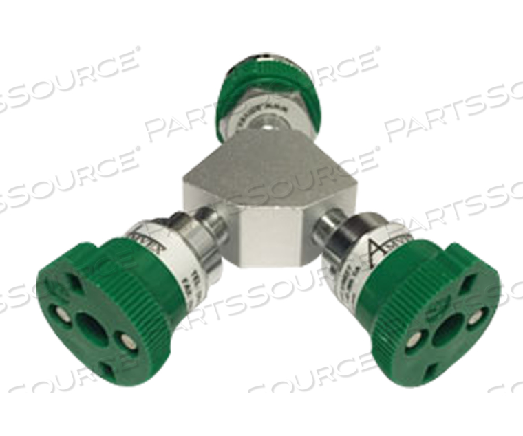 COUPLER ASSEMBLIES, Y BLOCK, OXYGEN, OHMEDA PATIENT CONNECTION by Ohio Medical, LLC