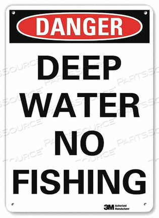 DANGER SIGN 4 HOLE MOUNT 7IN W X 10IN H by Lyle Signs Inc. DANGER SIGN 4 HOLE MOUNT 7IN W X 10IN H by Lyle Signs Inc.