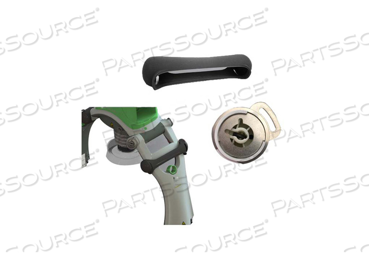 BUMPER, RUBBER WITH INTEGRATED SHAFT SEAL by Physio-Control