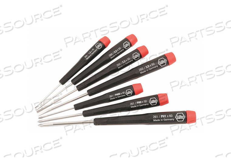 PRECISION SCREWDRIVER SET SL/PH 7 PCS. by Wiha Tools