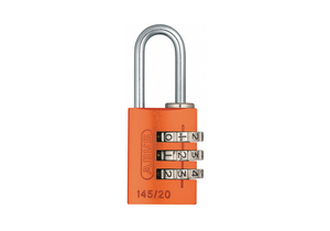 COMBINATION PADLOCK 1 1/8IN RECTGLE ORGE by Abus