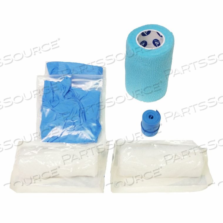 FIRST VOICE BASIC ACTIVE SHOOTER TRAUMA ESSENTIALS SUPPLIES REFILL KIT, PACK OF 2 by First Voice