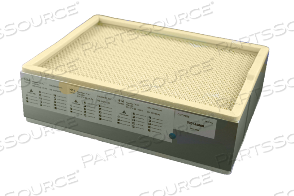 HEPA FILTER 396 MM X 305 MM X 95 MM by Getinge USA Sales, LLC