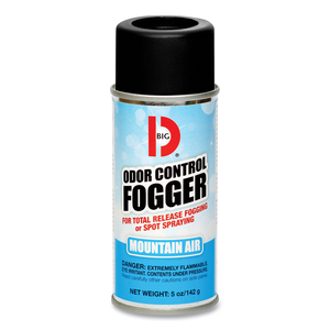 ODOR CONTROL FOGGER, MOUNTAIN AIR SCENT, 5 OZ AEROSOL SPRAY, 12/CARTON by Big D