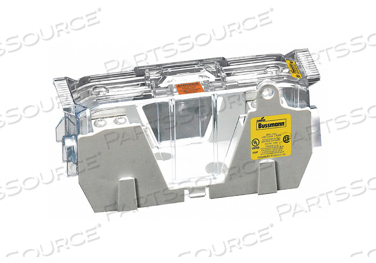 FUSE BLOCK, CLASS J FUSE, 600VAC, 100 A, 1P, REINFORCED SPRING CLIP, THERMOPLASTIC, BOX LUG by Cooper Bussmann