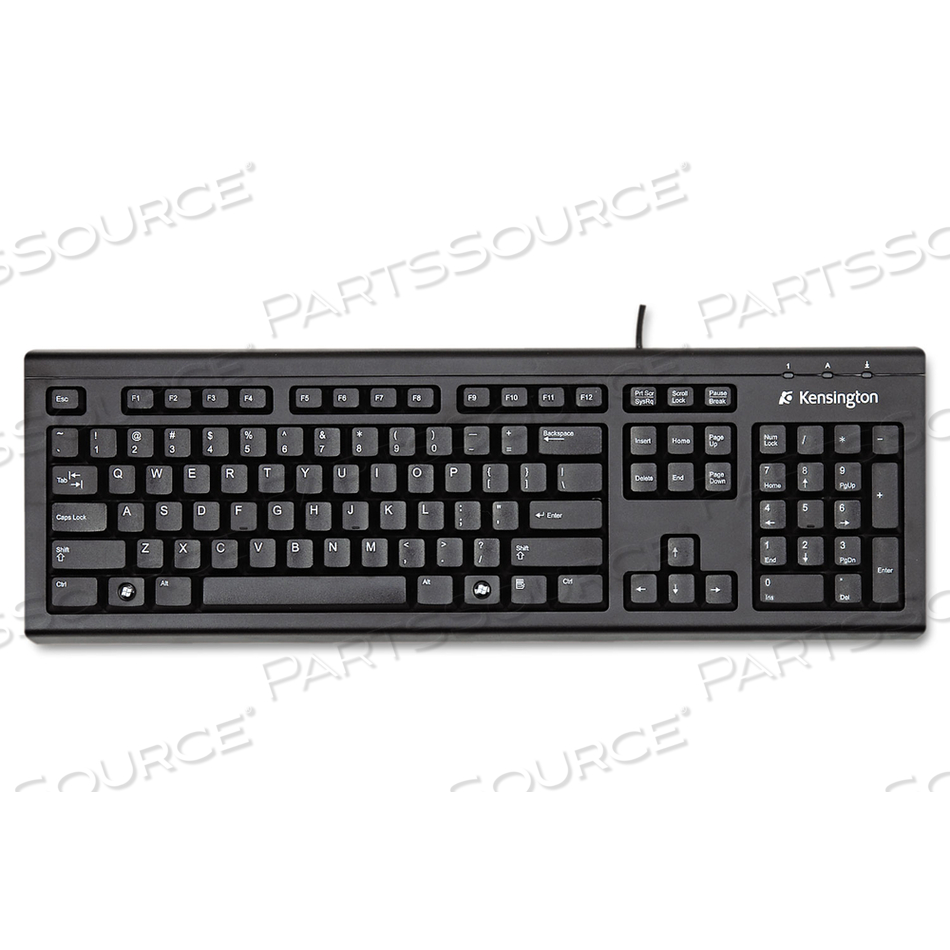 SPILL-PROOF KEYBOARD FOR LIFE, BLACK by Kensington Computer Products SPILL-PROOF KEYBOARD FOR LIFE, BLACK by Kensington Computer Products