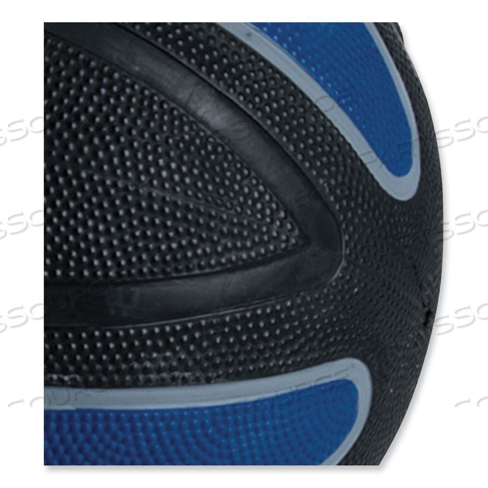 XERBALL MEDICINE BALL, 12 LBS, NAVY/BLACK 