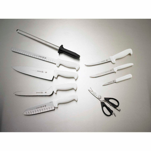 CHEF'S SET, 10 PIECE, HIGH CARBON STEEL, W/STORAGE BAG by Mundial Inc