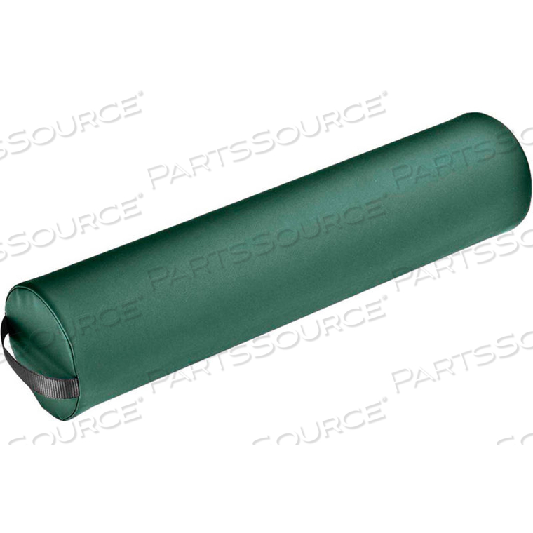 JUMBO FULL-ROUND BOLSTER, 8.7" L X 25.6" DIA, GREEN by Fabrication Enterprises