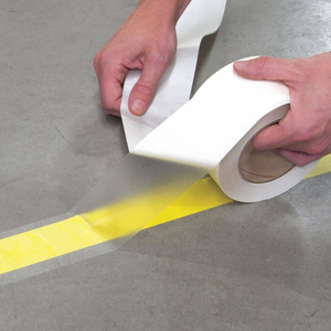 FLOOR MARKING TAPE ROLL CLEAR 5 IN W by Incom Manufacturing