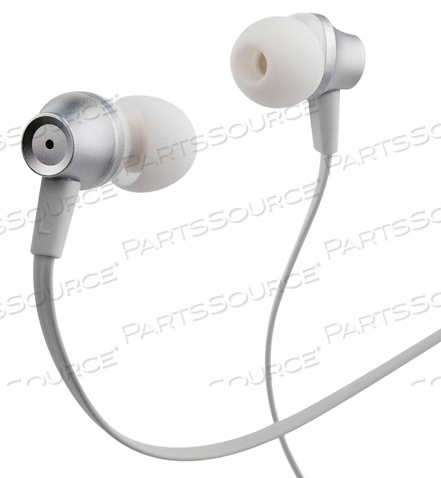WIRED EARBUDS ACCESSORY PLASTIC WHITE by MobileSpec WIRED EARBUDS ACCESSORY PLASTIC WHITE by MobileSpec