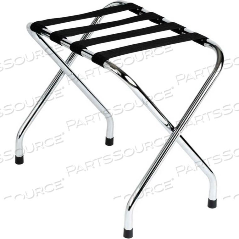 CHROME FINISH LUGGAGE RACK by Hospitality 1 Source CHROME FINISH LUGGAGE RACK by Hospitality 1 Source
