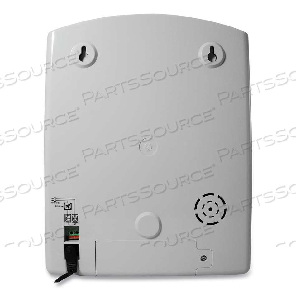 ATR480 TIME CLOCK AND ACCESSORIES BUNDLE, DIGITAL DISPLAY, WHITE/CHARCOAL by Acroprint ATR480 TIME CLOCK AND ACCESSORIES BUNDLE, DIGITAL DISPLAY, WHITE/CHARCOAL by Acroprint