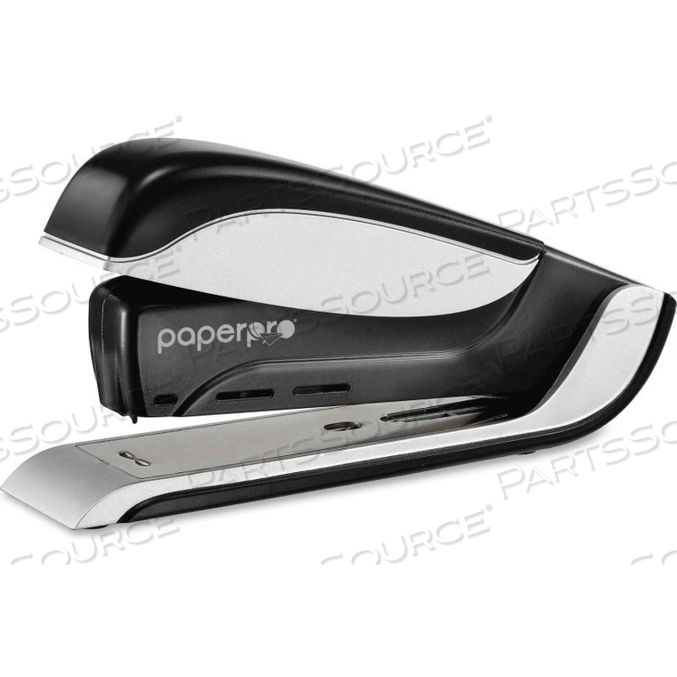 PAPERPRO QUANTUM STAPLER, 25 SHEET CAPACITY, METALLIC BLACK/SILVER 