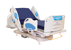 AMICO APOLLO MS-SC HOSPITAL BED OFFERS FIVE ADJUSTABLE POSITIONS INCLUDING HEIGHT, BACK ELEVATION, KNEE ELEVATION, TRENDELENBURG AND REVERSE-TRENDELENBURG POSITIONS WITH ELECTRONIC CONTROLS. ALSO INCLUDES SCALE FOR PATIENT WEIGHT AND PATIENT EXIT / FALL ALARMS. 550LB WEIGHT  by Amico Accessories