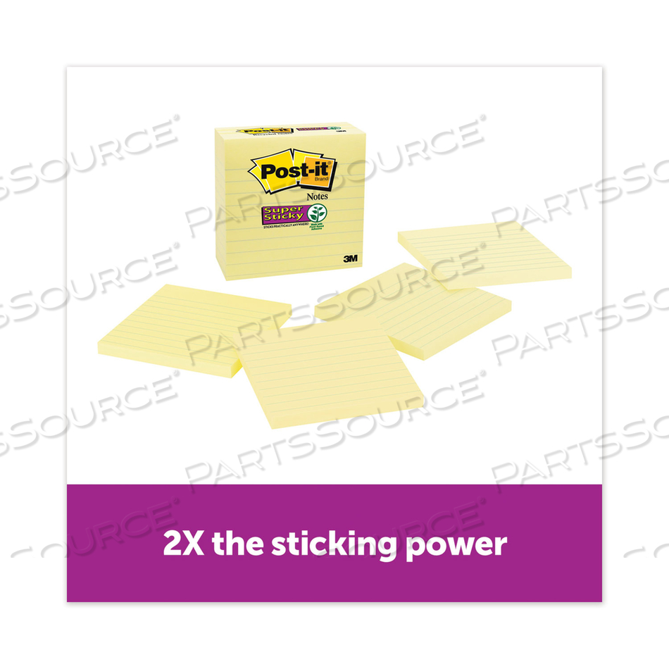PADS IN CANARY YELLOW, NOTE RULED, 4" X 4", 90 SHEETS/PAD by 3M Consumer PADS IN CANARY YELLOW, NOTE RULED, 4" X 4", 90 SHEETS/PAD by 3M Consumer