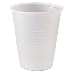 RK RIBBED COLD DRINK CUPS, 5 OZ, CLEAR, 100/BAG, 25 BAGS/CARTON by Fabrikal