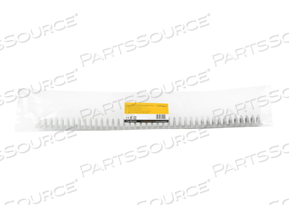 FLEXIBLE CABLE MANAGEMENT RACEWAY SPINE VERTEBRAE, 3/4"(20MM)W X 1/2"(14MM)H, 20"(0.5M) LENGTH, NYLON 66 NETWORK CABLE/POWER CORD HIDER KIT, by StarTech.com Ltd. FLEXIBLE CABLE MANAGEMENT RACEWAY SPINE VERTEBRAE, 3/4"(20MM)W X 1/2"(14MM)H, 20"(0.5M) LENGTH, NYLON 66 NETWORK CABLE/POWER CORD HIDER KIT, by StarTech.com Ltd.