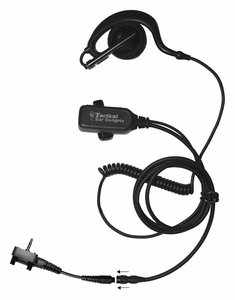 LIGHT DUTY SPEAKER EARHOOK CLIP-ON BLACK by Earphone Connection