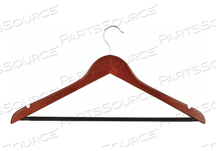 D7951 WOOD SUIT HANGER CHERRY PK24 by Honey-Can-Do D7951 WOOD SUIT HANGER CHERRY PK24 by Honey-Can-Do
